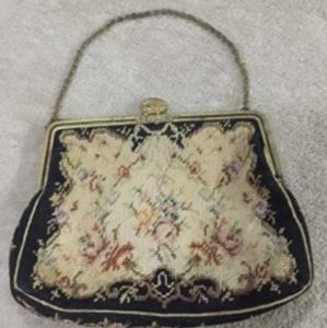 Petit Point Tapestry Mini Bag
